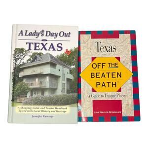 Pair of Texas Travel Books – Signed & Illustrated Guides